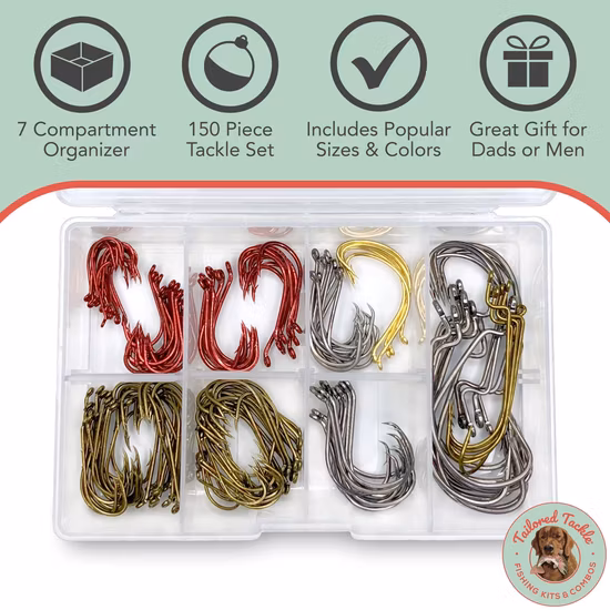 Circle Rigs Saltwater Steel Leader Wire 25PCS Heavy Duty Hooks